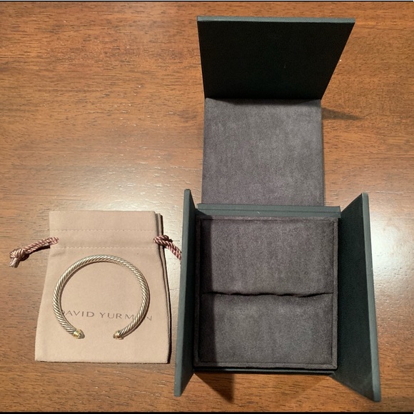 David Yurman Cable Classics Bracelet with 14K Gold - Picture 8 of 8